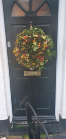 Fresh holly wreaths made to order