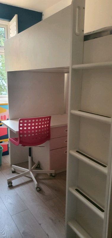 Smastad Ikea Childrens Loft Bed With Desk And Storage In Beckenham London Gumtree