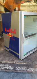Red bull commercial table top drinks cooler fully working 