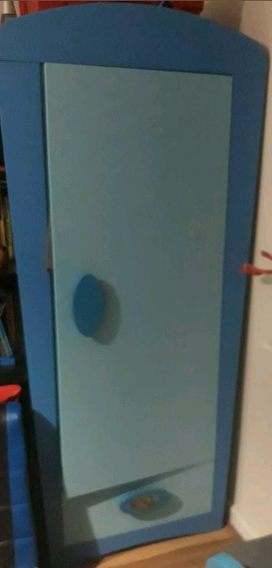 Ikea Mammut Boys Blue Wardrobe In Moneymore County