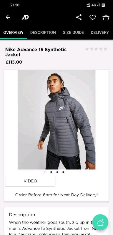 nike advance 15 synthetic jacket