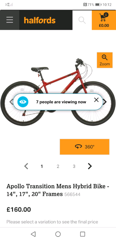 Apollo transition shop hybrid bike