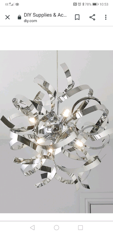 Ceiling Light B Q Heka 30 In Portsmouth Hampshire Gumtree