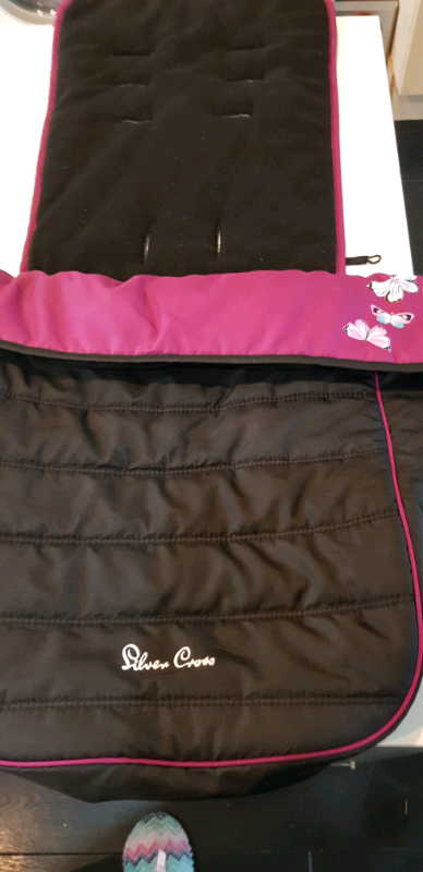 Silver cross pop butterfly footmuff store