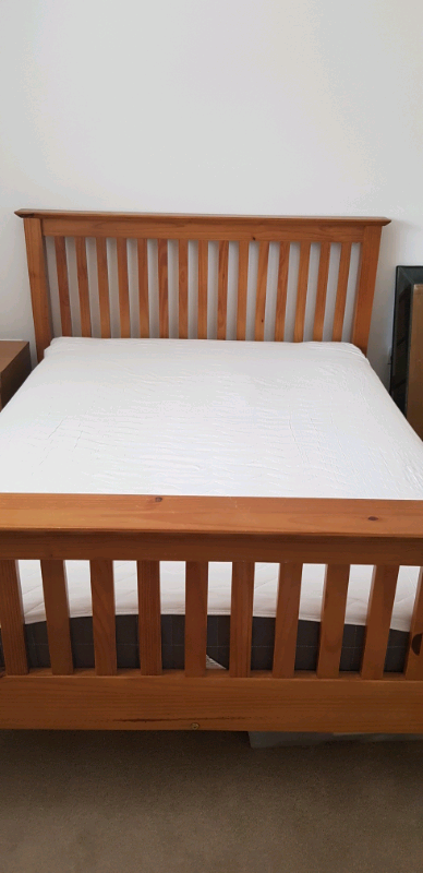 Double bed and Ikea Hovag mattress | in Glenfield ...