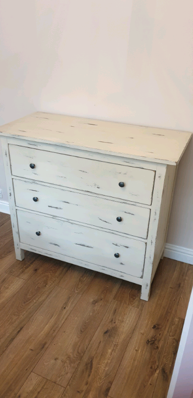 Chest Of Drawers Ikea But Been Painted To Look Shabby Chic In