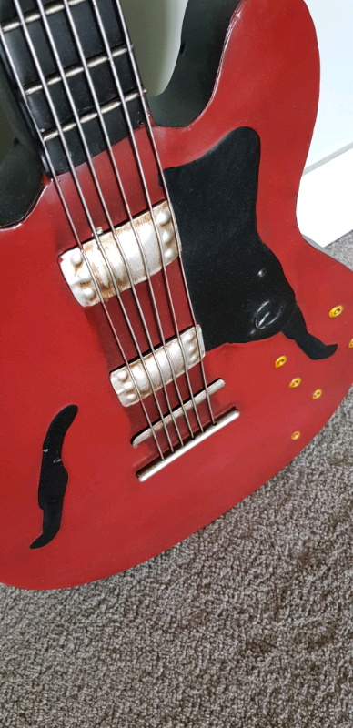 Guitar wall art metal full size replica | in Liverpool, Merseyside