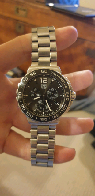 tag heuer formula 1 grey dial