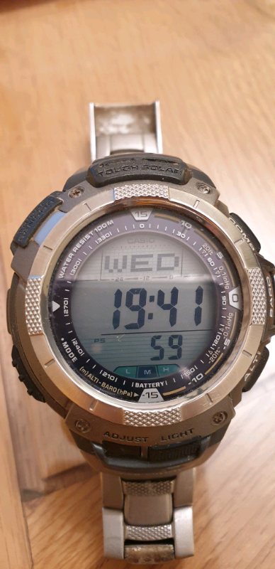 casio watch with altitude meter