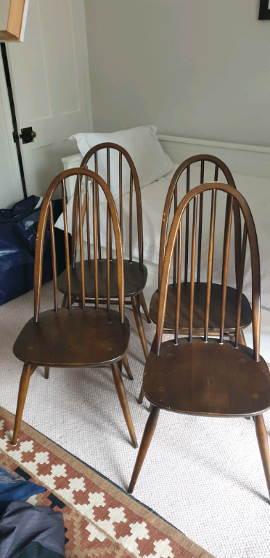 Ercol Windsor Quaker Chairs Set Of 4 In Guildford Surrey Gumtree