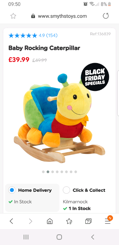 smyths rocking caterpillar