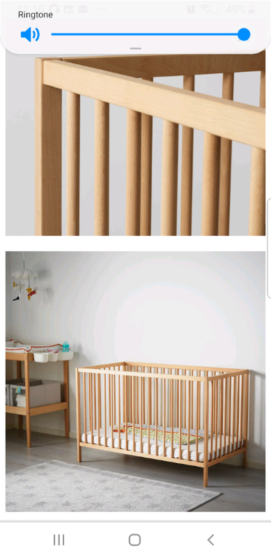 IKEA sniglar cot and mattress new in box | in Blackley ...