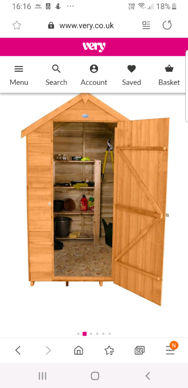 shed 6x4 in Norton Canes, Staffordshire Gumtree