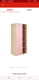 Buy New Malibu 3 Door 2 Drawer Wardrobe Pink On White At Argos Co Uk Your Online Shop For Children S Wardrobes Childrens Wardrobes Kids Wardrobe Wardrobe