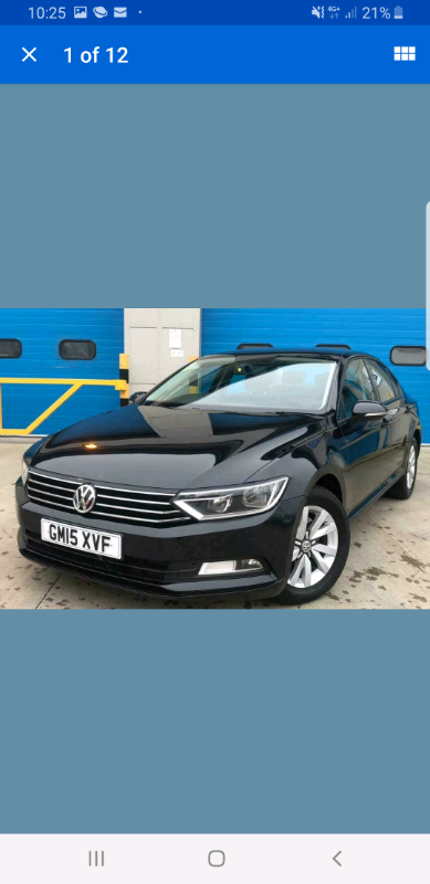 Vw Passat 1 6 Tdi Bluemotion Euro 6 Black In Burnage Manchester Gumtree