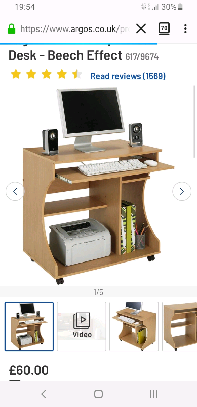 Computer Office Desk In Harlow Essex Gumtree
