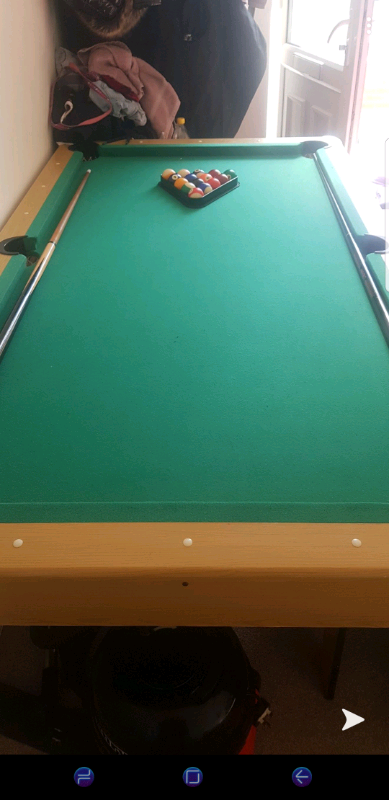 large table top pool table 6ft