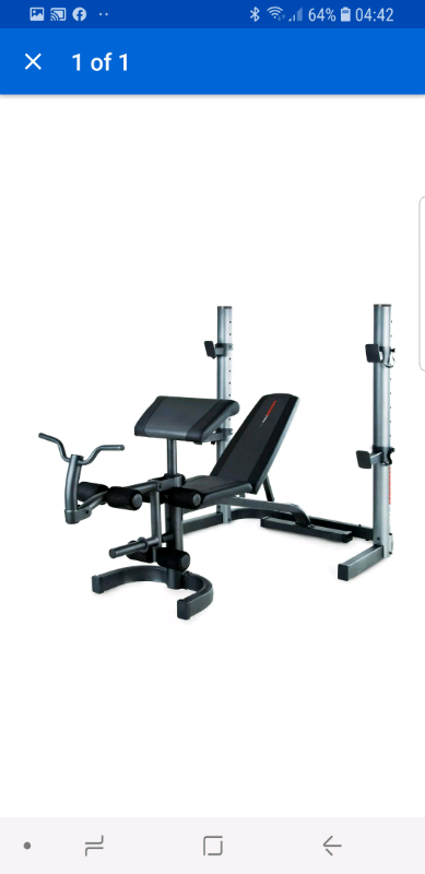 Olympic Bench Squat Rack And 100kg Weights In Mayfield