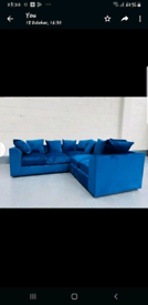 Dylan plush velvet sofa available
