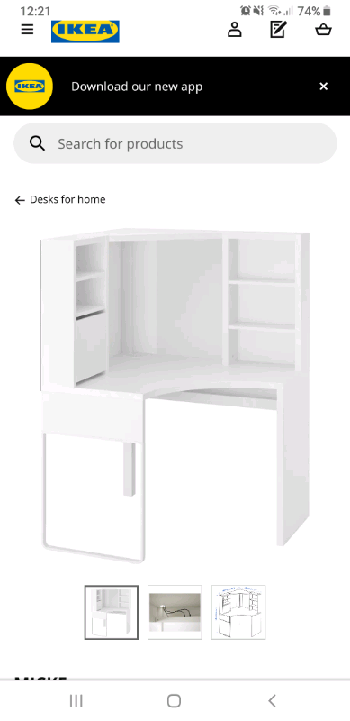 Ikea Corner Desk In Ashford Kent Gumtree