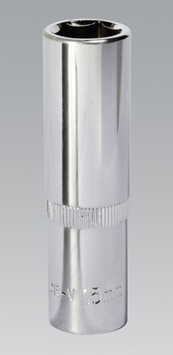 Sealey SP1215D WallDrive  Socket 15mm Deep 1/2''Sq Drive Fully Polished