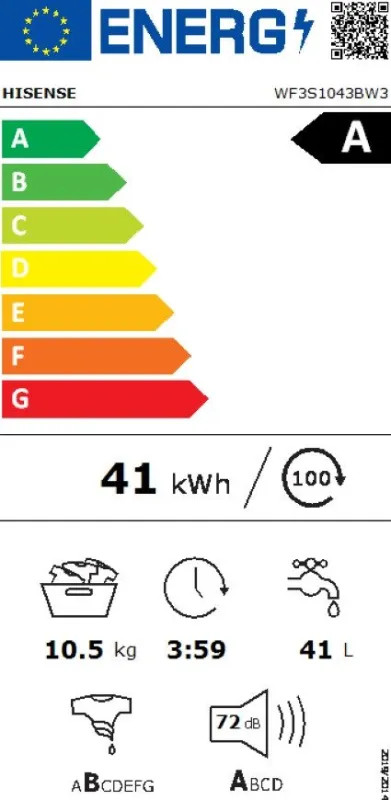 EEK:A Energieeffizienzklasse A von A bis G