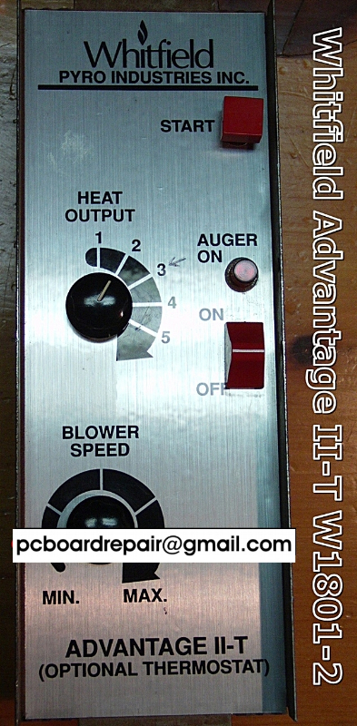 Whitfield Advantage II-T, III Plus Control Board Repair Service