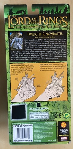 Toy Biz Marvel Lord Rings TWILIGHT RINGWRAITH Action Figure Fellowship Hobbit