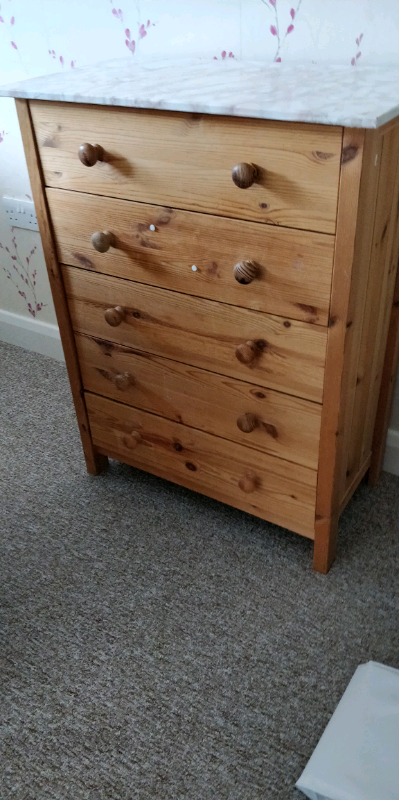 Small Pine Chest Of Drawers In Swindon Wiltshire Gumtree