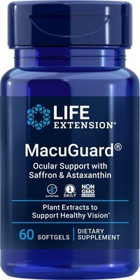 Life Extension MacuGuard глазная поддержка с астаксантином 60 мягких капсул