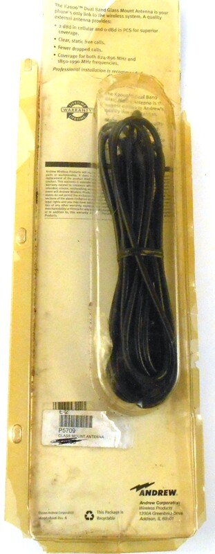 Andrew K2000 Glass Mount Antenna Dual Band 097738432203 AL-P5709 New