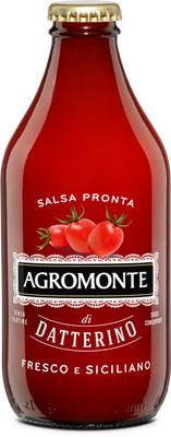 Salsa Pronta Tomaten Ertrag-Genuss Rot IN Sizilien Agromonte Passata Sugo 330 Gr