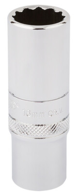 Draper Expert 3/8'' Square Drive Hi-Torq 12 Point Deep Socket (16mm) 32990