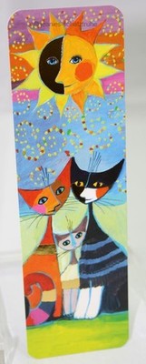 Kunstlesezeichen Lesezeichen Rosina WACHTMEISTER Momenti di felicita Katze CAT