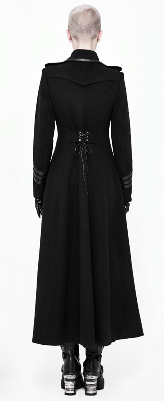 PUNK RAVE LANG OFFIZIER MANTEL GOTHIC LOLITA MILITÄR VIKTORIAN BÄNDER STICKEREI PUNKRAVE