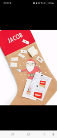 Xmas personalise your own stocking. Brand new. 