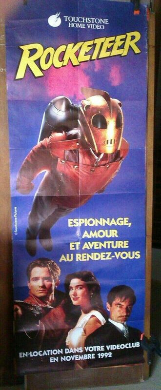 Ancienne Affiche Video Rocketeer