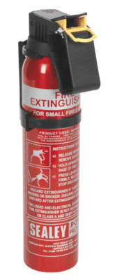 Sealey SDPE009D Fire Extinguisher 0.95kg Dry Powder - Disposable