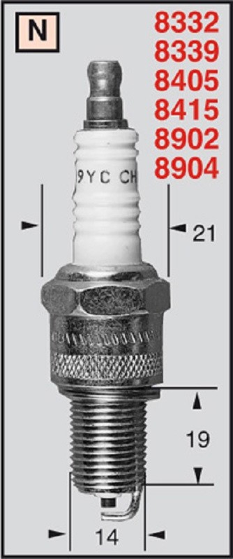 Bougie Champion Kawasaki Kx 175 Rn2c