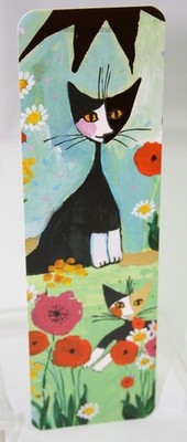 Kunstlesezeichen Lesezeichen Katze My Garden Rosina WACHTMEISTER Katze CAT Buch