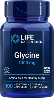 Life Extension Глицин 1000 мг 100 растительных капсул