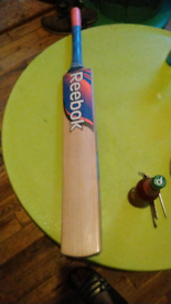 Cricket bat's hard ball