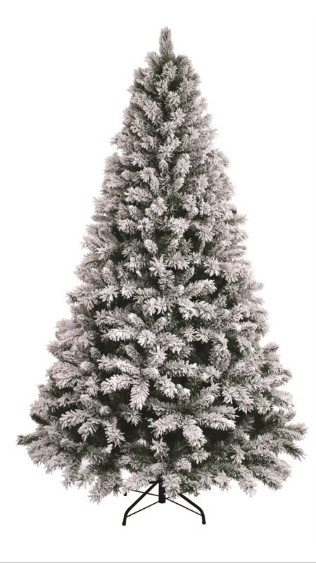 Homebase Green Snowstorm Artificial Christmas Xmas Tree 210cm / 7ft | in Kidderminster