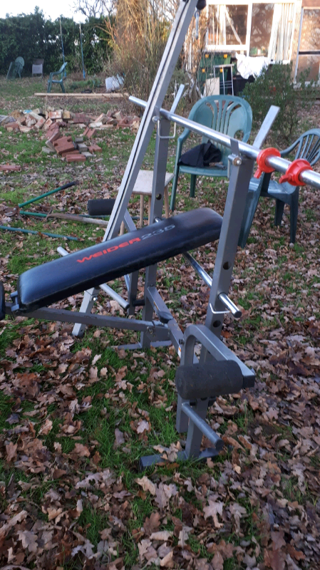 Weider 235 Weight Bench And Weights In Tilehurst Berkshire