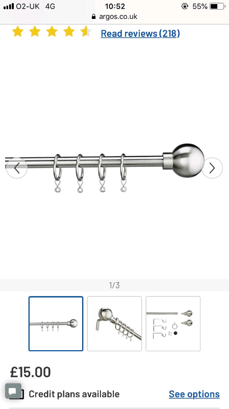 Extendable Curtain Poles In Windsor Berkshire Gumtree