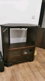 Mahogany TV cabinet 