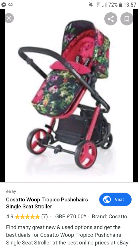 Cosatto tropico stroller sales