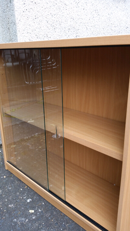 Display Cabinet Or Trophy Cabinet Book Shelves Glass Sliding Doors