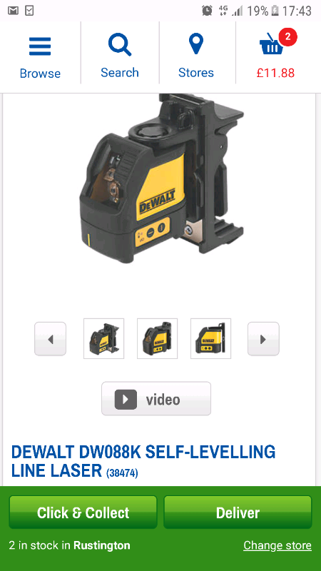 Dewalt Laser Level In Littlehampton West Sussex Gumtree