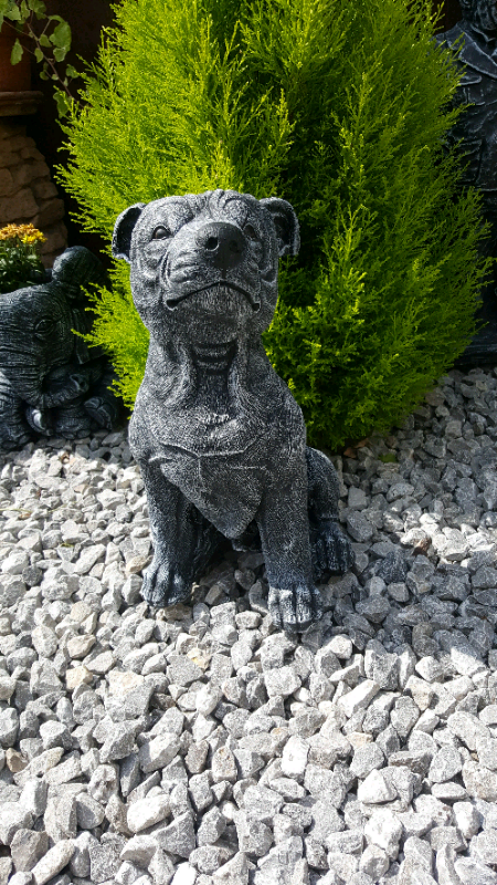 Stafford dog stone garden ornament £10 | in Hull, East Yorkshire | Gumtree